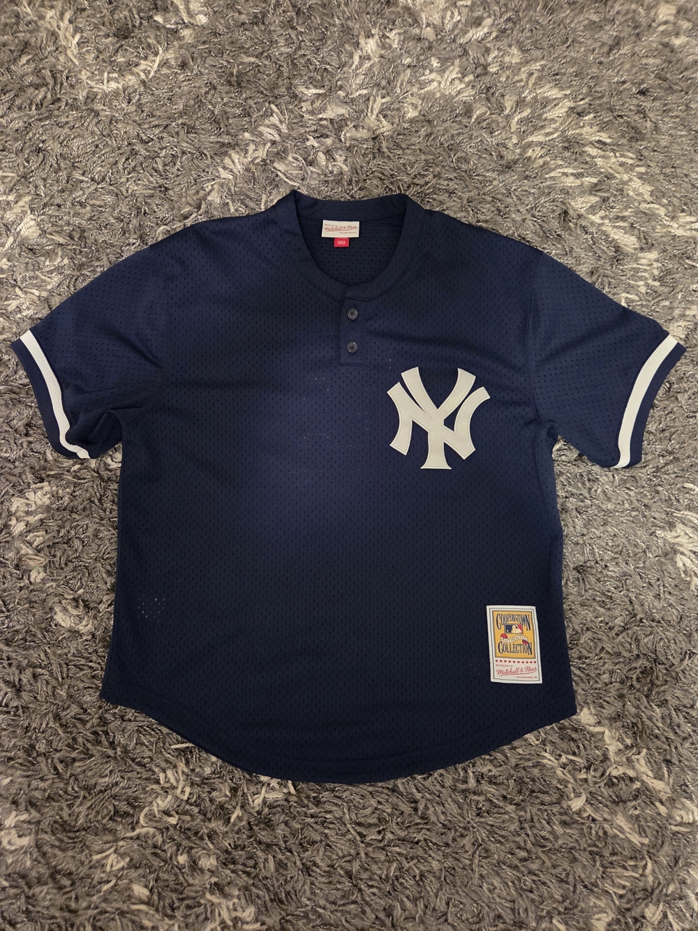 Derek Jeter NY Yankees Mitchell & Ness Mesh Batting Practice Jersey Size L NWOT